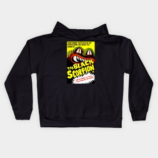 Classic Science Fiction Movie Poster - The Black Scorpion Kids Hoodie